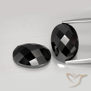 14.12ctw Natural Preto Espinélio, oval, Opaco