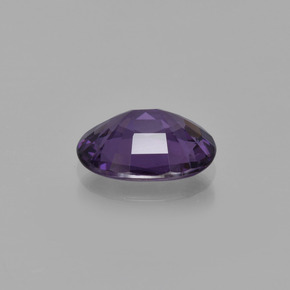 Espinélio violeta natural 1,36ct, corte oval, VVS