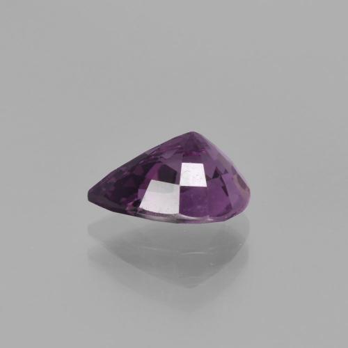 Espinélio violeta natural 1,30ct, formato de pêra, VVS-VS