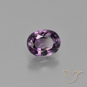 Espinélio Roxo profundo Natural 1.05ct, oval, VVS