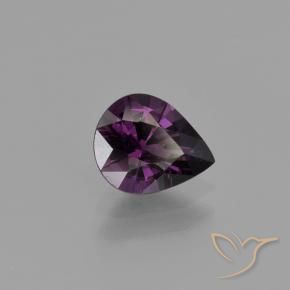 Espinélio Framboesa Vermelho Roxo Natural 1.02ct, Formato de pêra, VVS