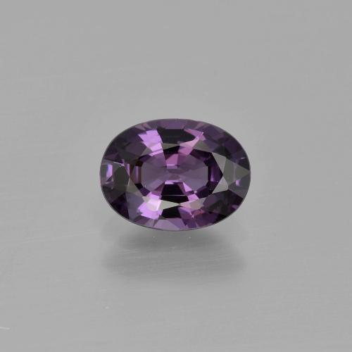 Espinélio violeta natural 1,13ct, corte oval, VVS