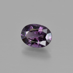 Espinélio violeta natural 1,13ct, corte oval, VVS