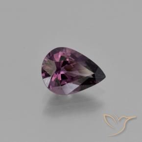 Espinélio Roxo escuro Natural 1.10ct, Formato de pêra, VVS