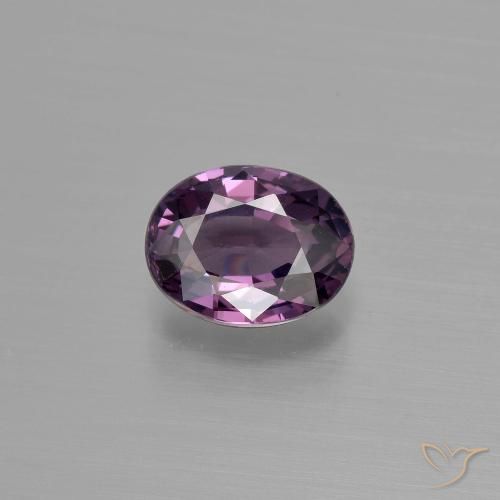 1.17ct Natural Roxo escuro Espinélio, oval, VVS