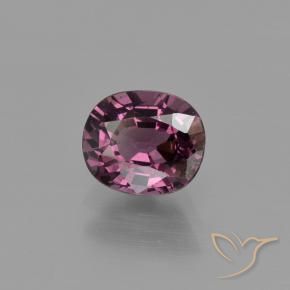 Espinélio roxo médio Natural 1.04ct, oval, VS