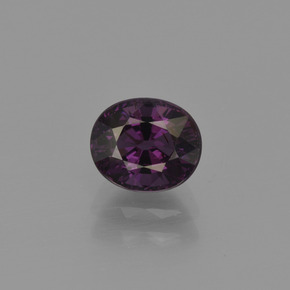 Espinélio Roxo escuro Natural 1.30ct, Corte Oval, VS