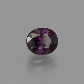 Espinélio Roxo escuro Natural 1.30ct, Corte Oval, VS
