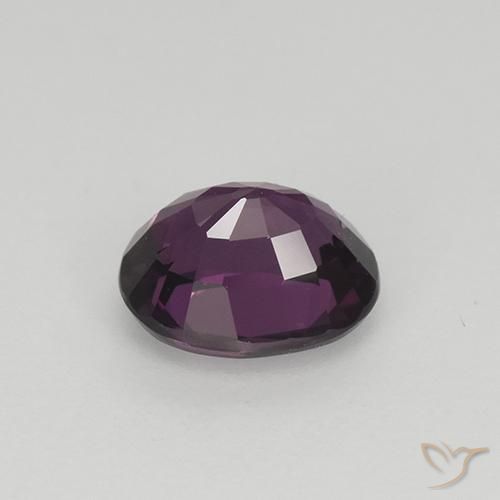 Espinélio Framboesa Vermelho Roxo Natural 1.10ct, oval, VS