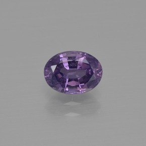 Espinélio violeta natural 1,05ct, corte oval, VS