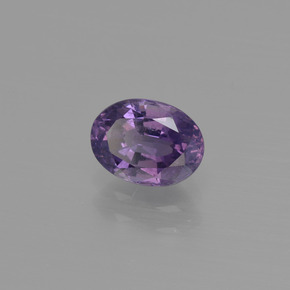 Espinélio violeta natural 1,05ct, corte oval, VS