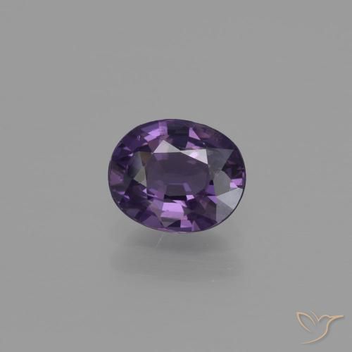 1.00ct Natural uva violeta Espinélio, oval, VS-SI