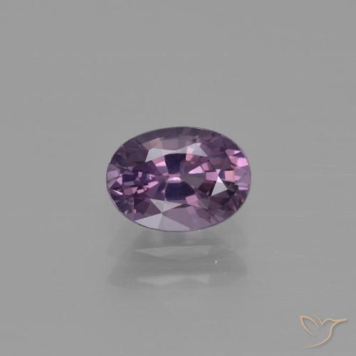 1.02ct Natural Roxo escuro Espinélio, oval, VVS-VS