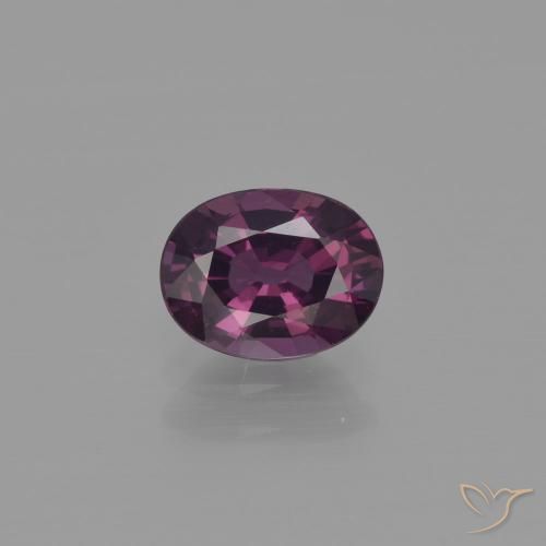 1.07ct Natural Deep Plum Espinélio, oval, VVS