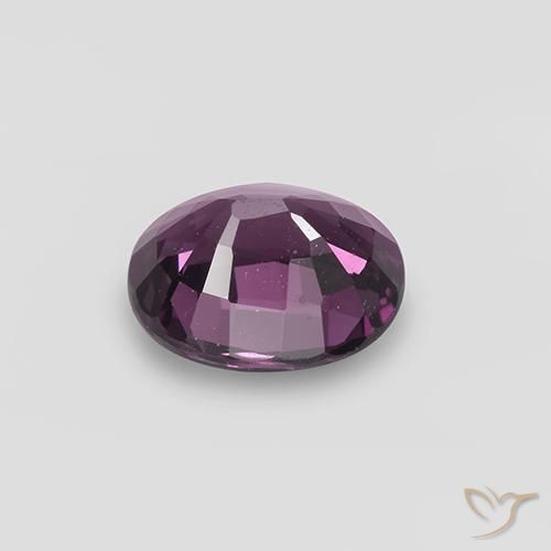 Espinélio Framboesa Vermelho Roxo Natural 1.01ct, oval, VVS-VS