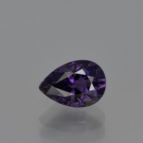 Espinélio Violeta escuro Natural 1.14ct, Formato de pêra, VVS