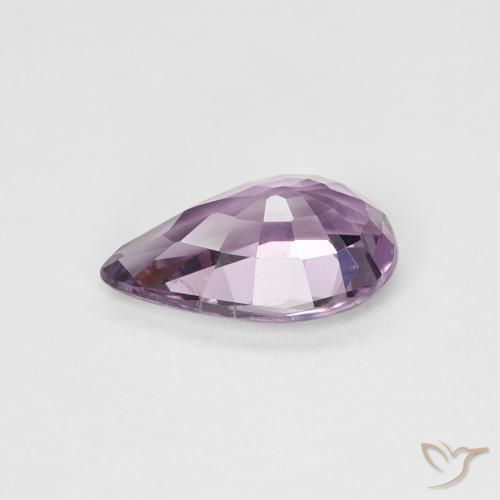 Espinélio Violeta acinzentado Natural 0.98ct, Formato de pêra, VS
