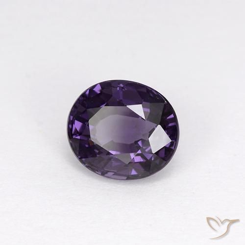 Espinélio Violeta médio Natural 1.13ct, oval, VVS-VS