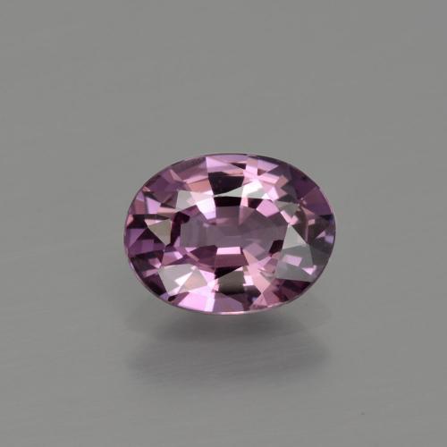Espinélio roxo natural 1,04ct, corte oval, VS