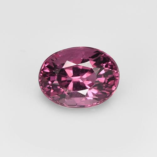 Espinélio Profundo Magenta-Rosa Natural 0.93ct, Corte Oval, VS