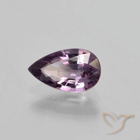 Espinélio Violeta acinzentado Natural 1.26ct, Formato de pêra, VS-SI