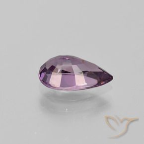 Espinélio Violeta acinzentado Natural 1.26ct, Formato de pêra, VS-SI