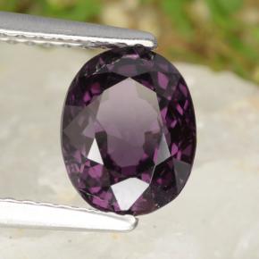 Espinélio roxo natural 2,25ct, corte oval, VVS-VS