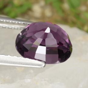 Espinélio roxo natural 2,25ct, corte oval, VVS-VS