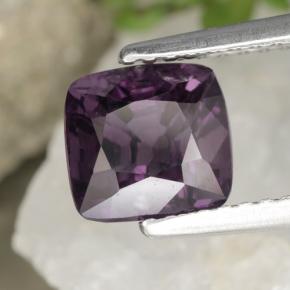 Espinélio roxo natural 2,00ct, almofada cortada, VVS-VS