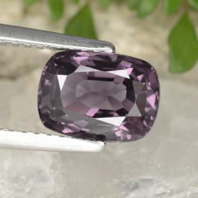 Espinélio roxo natural 1,99ct, almofada cortada, VVS-VS