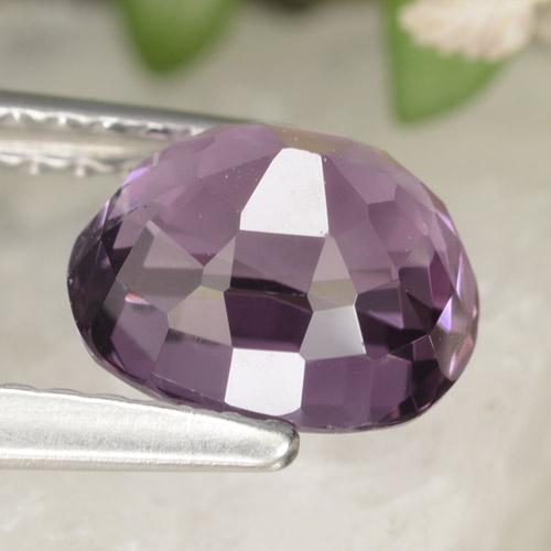 Espinélio roxo natural 2,03ct, corte oval, VVS-VS
