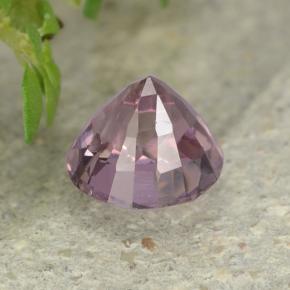 Espinélio Roxo avermelhado claro Natural 0,68ct, Corte Redondo, VVS-VS