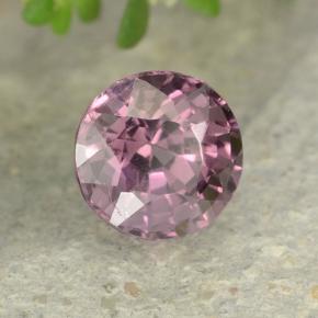 Espinélio roxo natural 0,73ct, corte redondo, VVS-VS