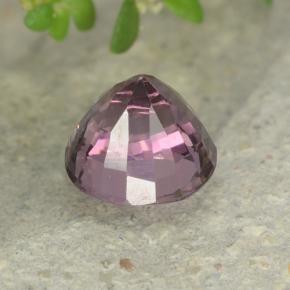 Espinélio roxo natural 0,73ct, corte redondo, VVS-VS