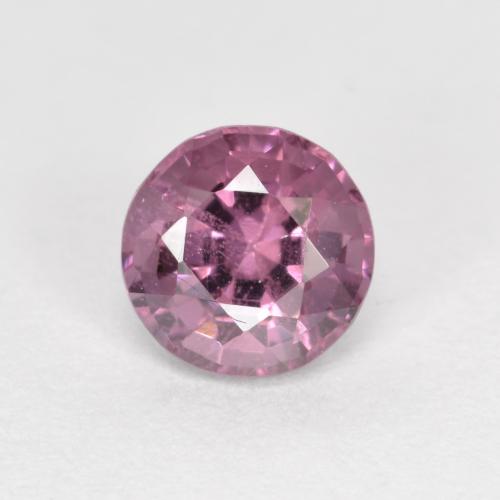 Espinélio roxo natural 0,64ct, corte redondo, VS