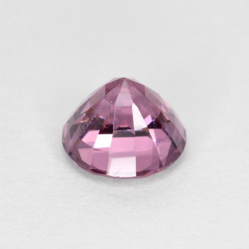 Espinélio roxo natural 0,64ct, corte redondo, VS
