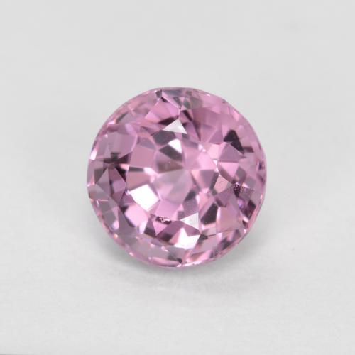Espinélio roxo natural 0,72ct, corte redondo, VVS-VS
