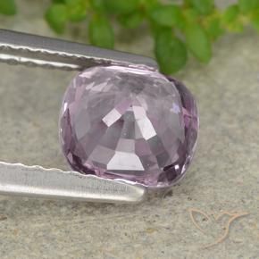 Espinélio Roxo Uva Muito Claro Natural 1.26ct, Almofada, VVS