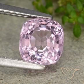 Espinélio roxo natural 1,69ct, almofada cortada, VVS-VS