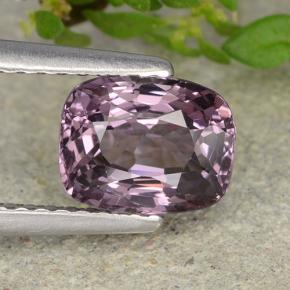Espinélio roxo natural 1,51ct, almofada cortada, VVS-VS