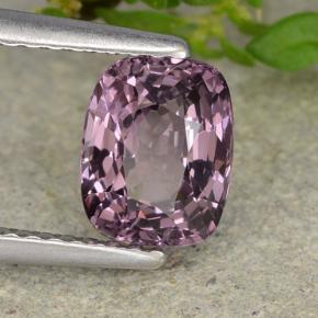 Espinélio roxo natural 1,51ct, almofada cortada, VVS-VS
