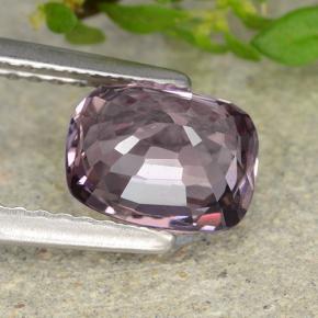 Espinélio roxo natural 1,51ct, almofada cortada, VVS-VS