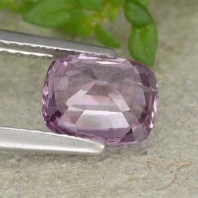 Espinélio cinza-roxo Natural 1.39ct, Almofada, VVS-VS