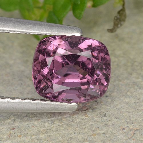 1.71ct Natural roxo médio Espinélio, Almofada, VS