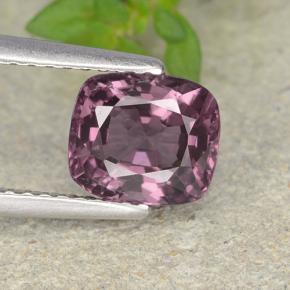 Espinélio roxo natural 1,81ct, almofada cortada, VVS-VS