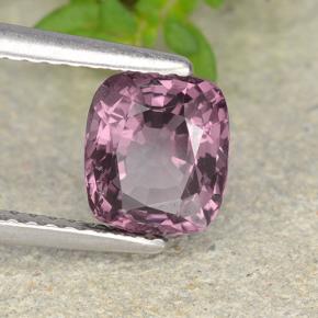 Espinélio roxo natural 1,81ct, almofada cortada, VVS-VS
