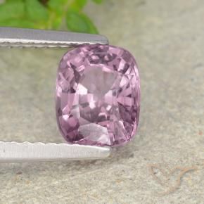 Espinélio cinza-roxo Natural 1.58ct, Almofada, VVS-VS