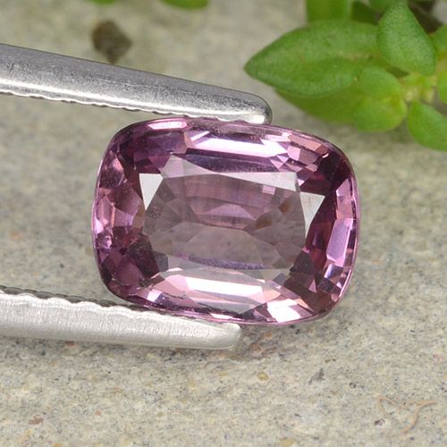 1.21ct Natural Roxo médio-escuro Espinélio, Almofada, VVS-VS