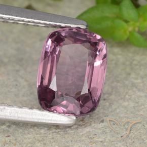 Espinélio Roxo médio-escuro Natural 1.21ct, Almofada, VVS-VS