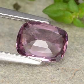 Espinélio Roxo médio-escuro Natural 1.21ct, Almofada, VVS-VS